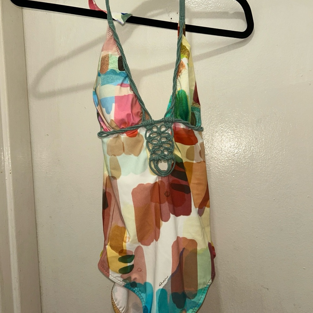 SHAN Multicolor One Piece Swimsuit